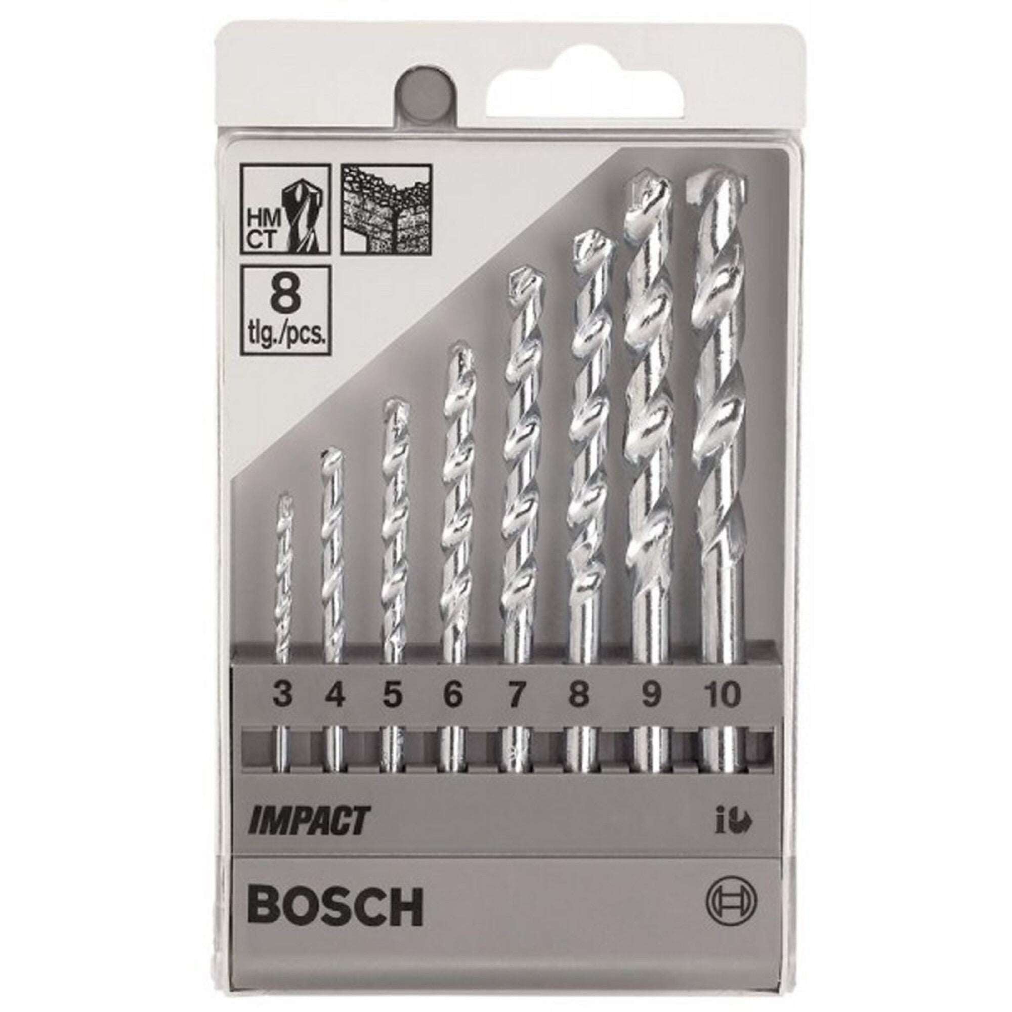 Bosch CYL-1 Masonry drill bit Set 3/4/5/6/7/8/9/10 mm  2608590091 Power Tool Services