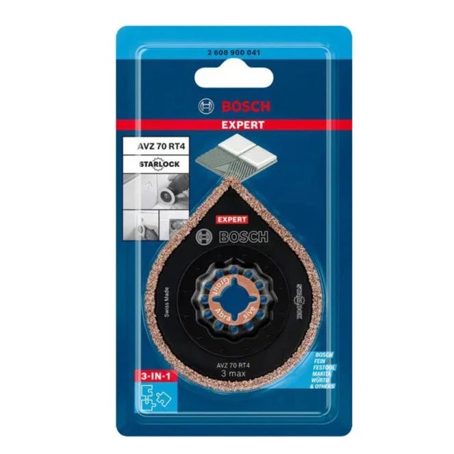 Bosch Carbide-RIFF Grout and mortar remover AVZ 70 RT4, 3 max 70 mm 2608900041 Power Tool Services