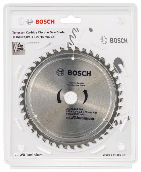 Bosch Circular Saw Blade Eco for Aluminium 160mm 42t 2608644388 Power Tool Services