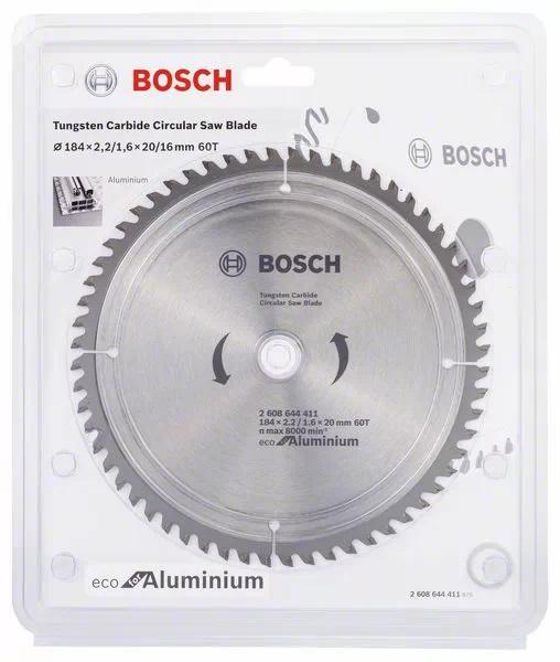 Bosch Circular Saw Blade Eco for Aluminium 184mm 60T 2608644411 Power Tool Services