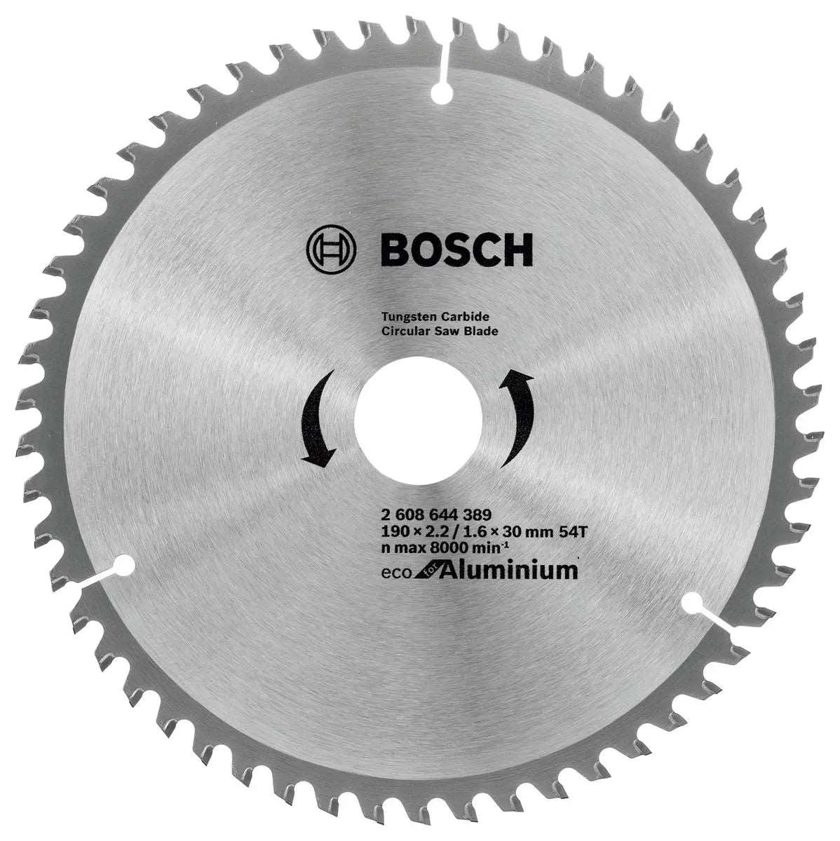Bosch Circular Saw Blade Eco for Aluminium 190mm 54t 2608644389 Power Tool Services