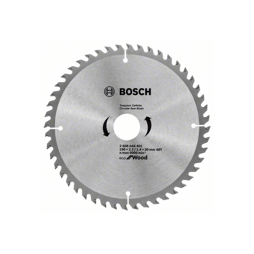 Bosch Circular Saw Blade Eco for wood 190mm 48T 2608644401 Power Tool Services