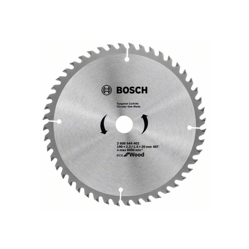 Bosch Circular Saw Blade Eco for wood 190mm 48T 2608644402 Power Tool Services