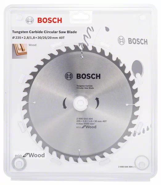 Bosch Circular Saw Blade Eco for wood 235mm 40T 2608644404 Power Tool Services