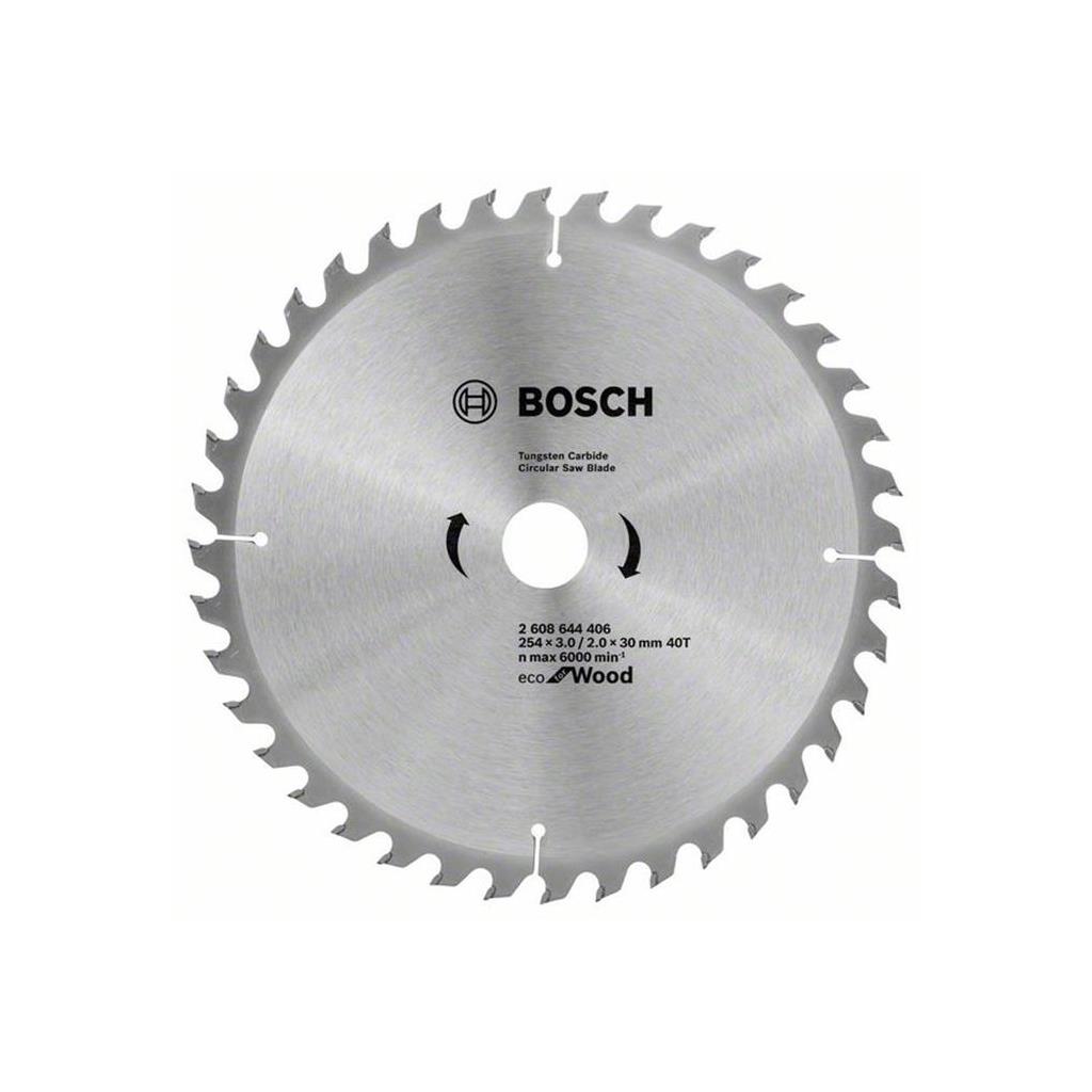 Bosch Circular Saw Blade Eco for wood 254mm 40T 2608644406 Power Tool Services