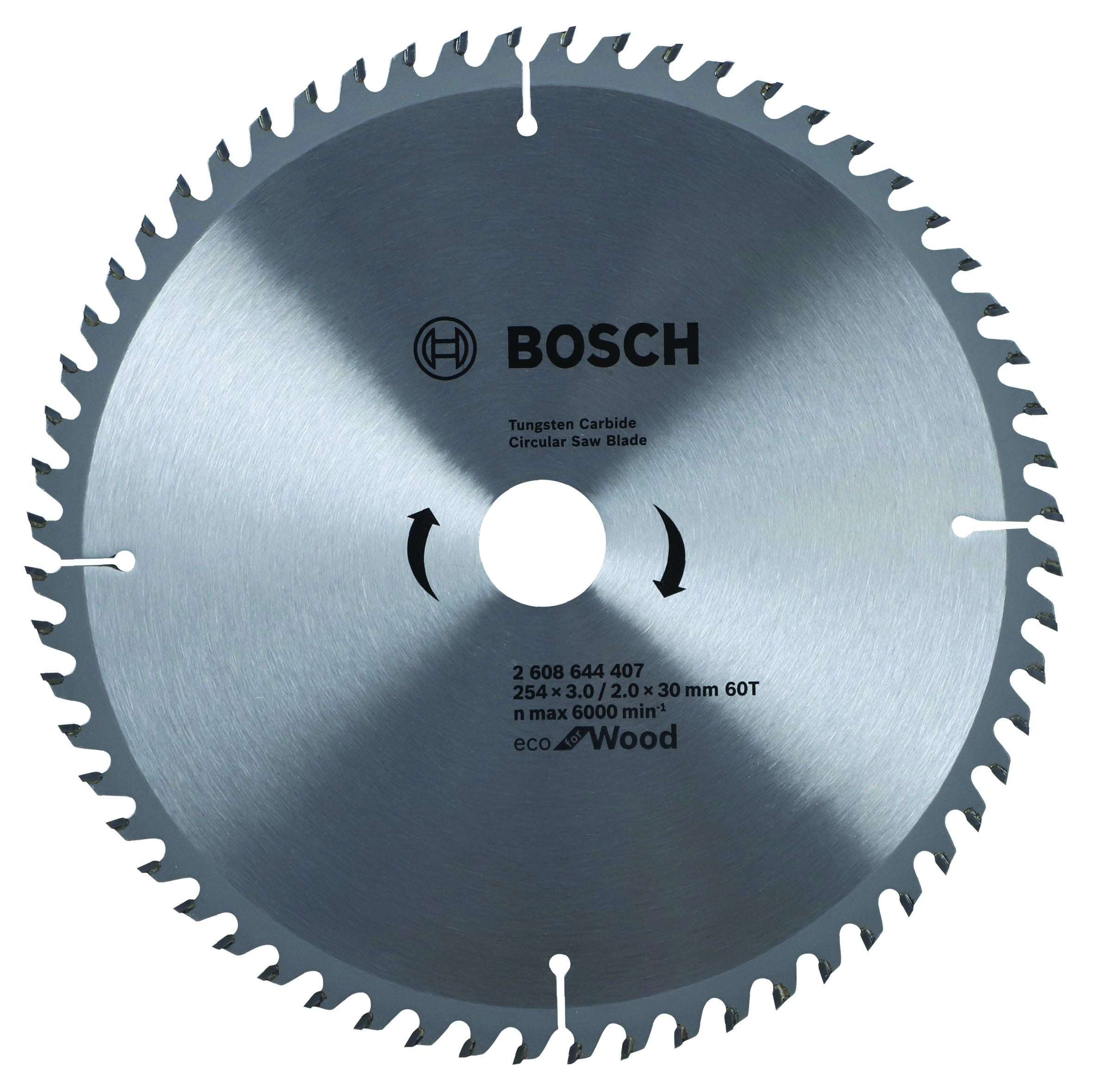 Bosch Circular Saw Blade Eco for wood 254mm 60T 2608644407 Power Tool Services