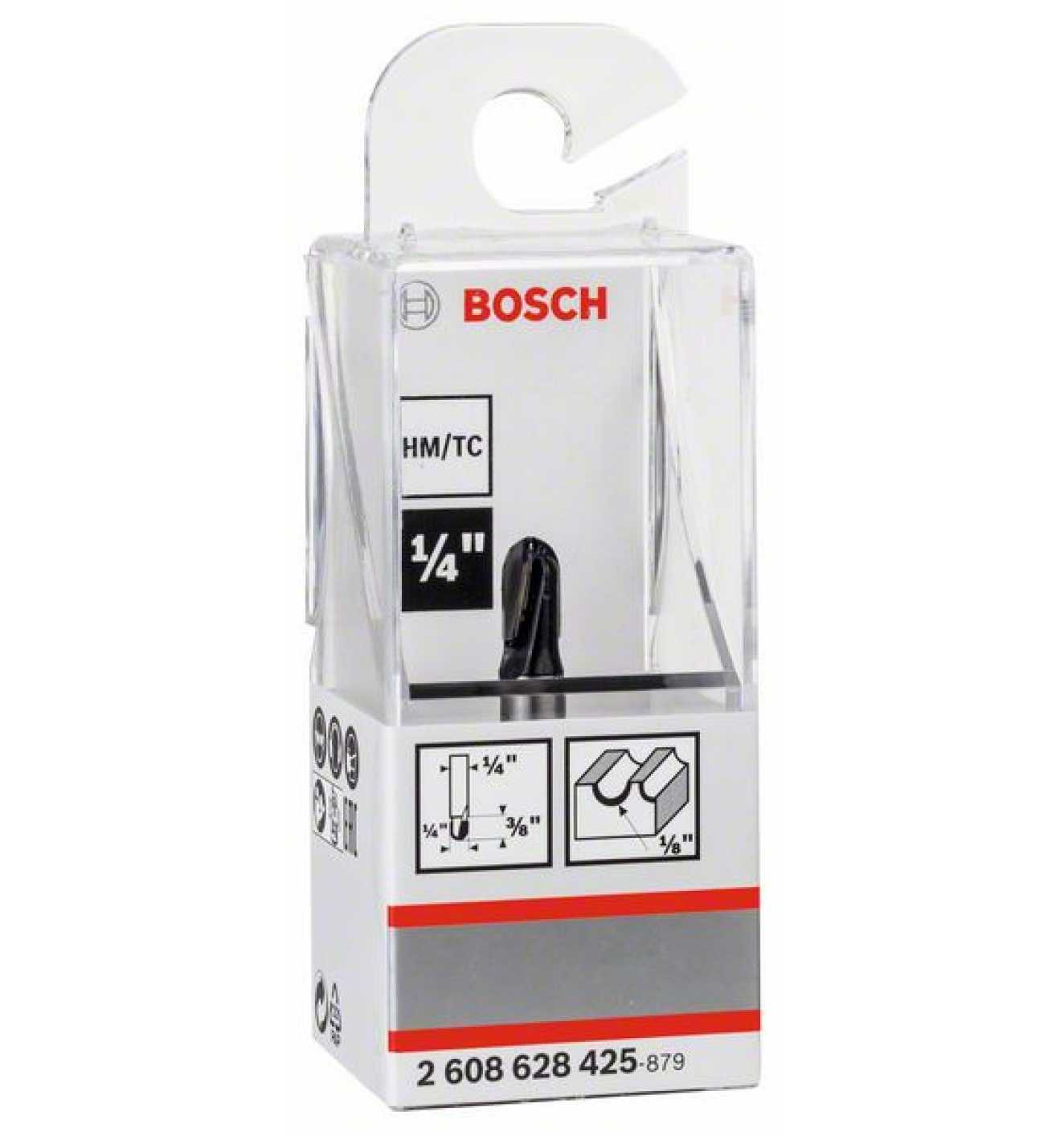 Bosch Core box bit, 1/4", R1 3.2 mm, D 9.5 mm, L 9.2 mm, G 40 mm 2608628425 Power Tool Services