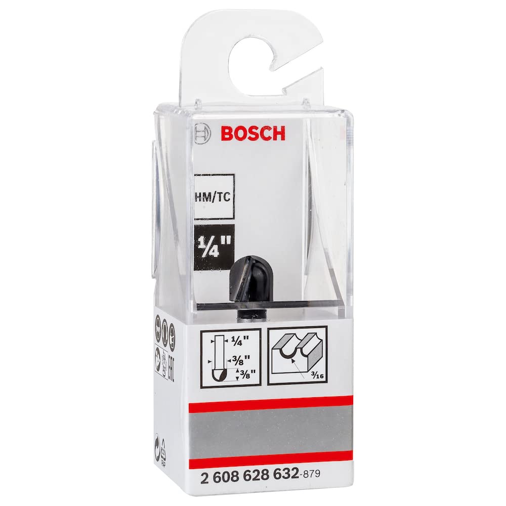 Bosch Core box bit, 1/4", R1 4.7 mm, D 9.5 mm, L 9.2 mm, G 45 mm 2608628632 Power Tool Services