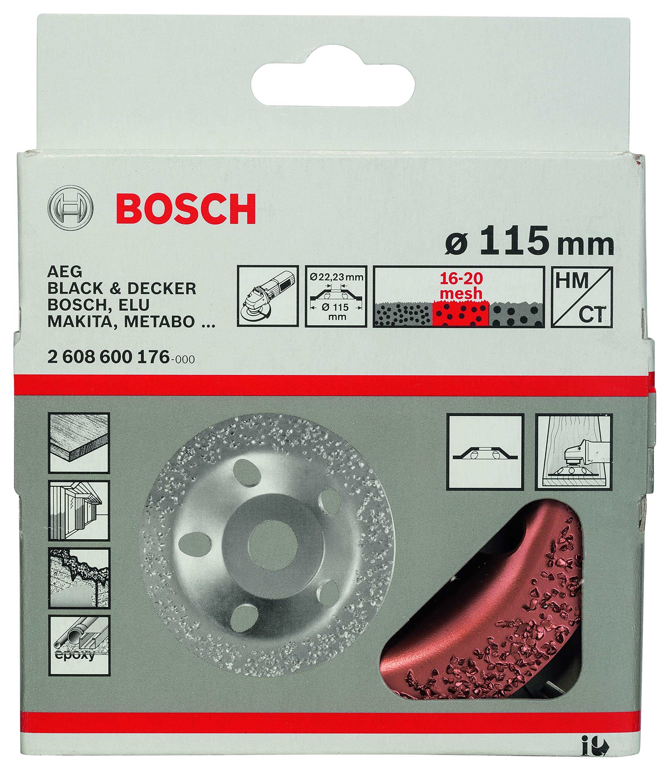 Bosch Cup Wheel Flat Medium 115 2608600176 Power Tool Services