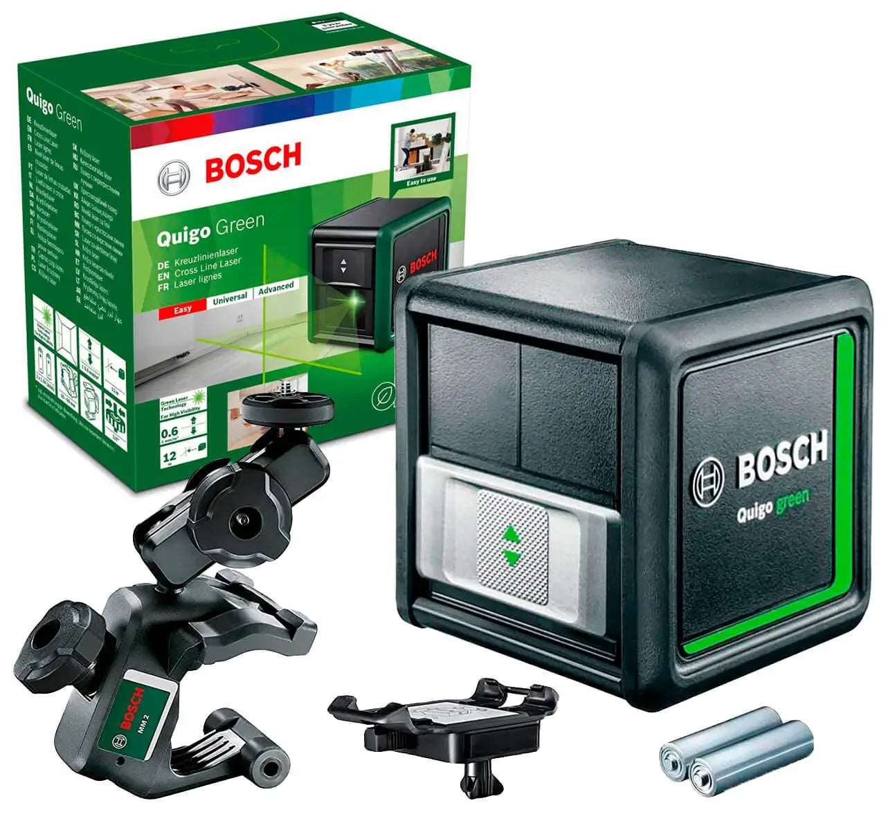 Bosch DIY Quigo Green Cross Line Laser 0603663C02 Power Tool Services