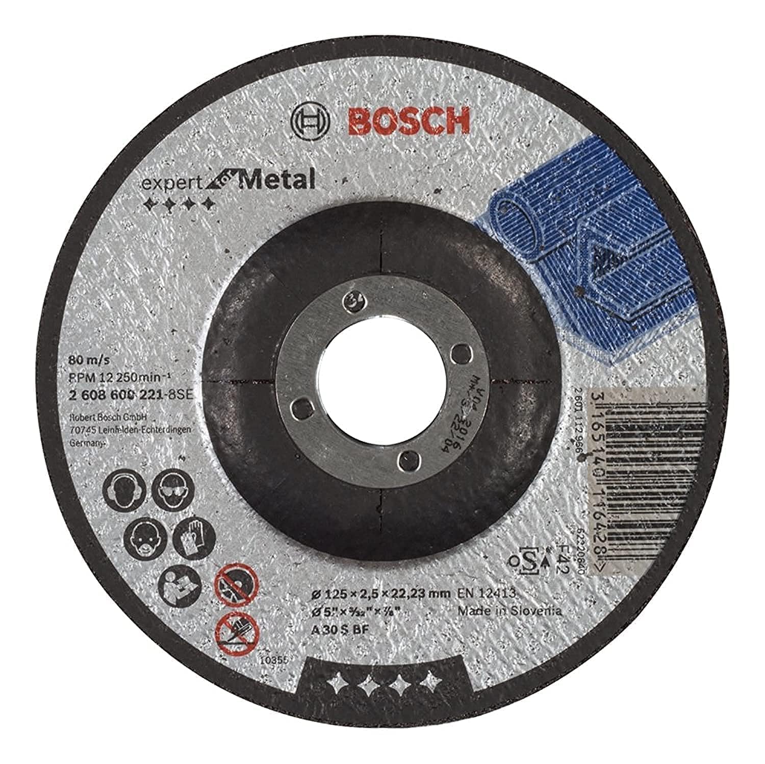 Bosch Dpc Metal Cutting Disc 125X22 2608600221 Power Tool Services