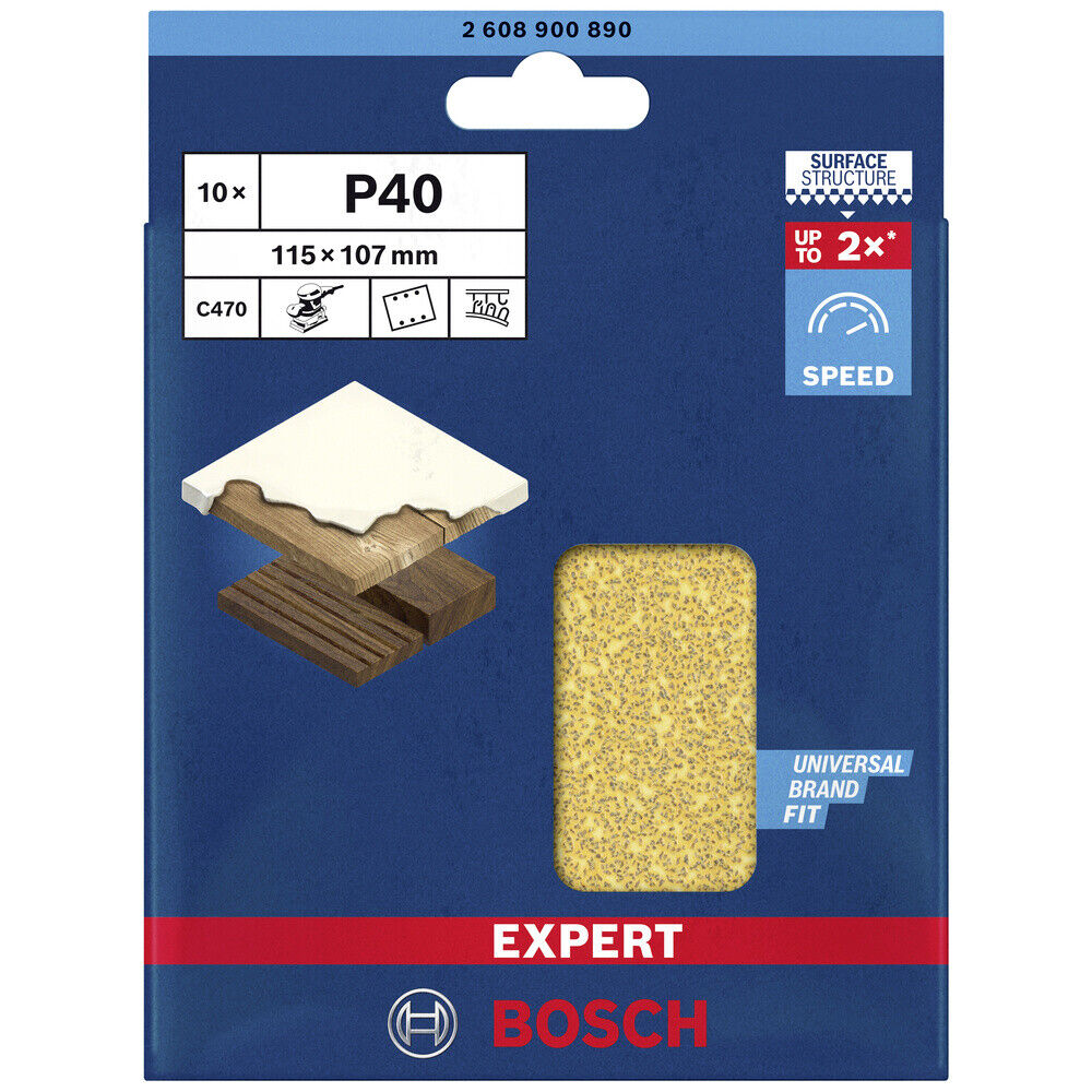 Bosch EXPERT C470 Sandpapers with 6 holes ( Select Grit ) Power Tool Services