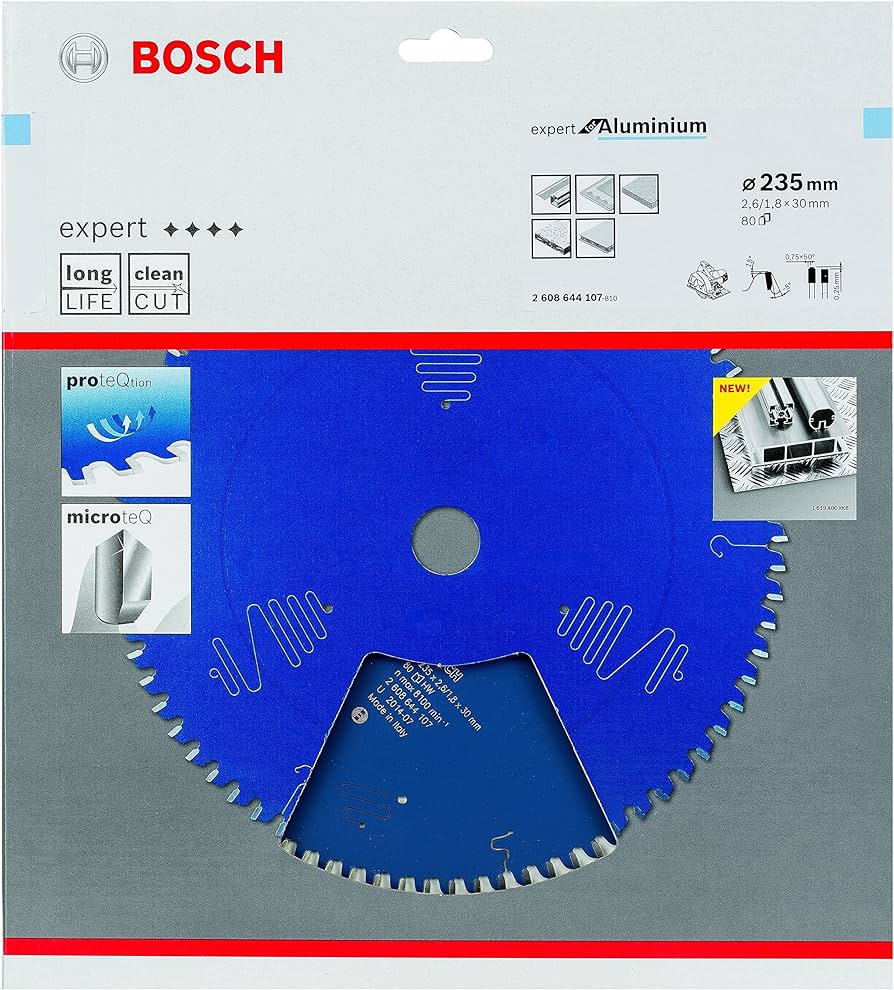 Bosch Expert Circular Saw Blade for Aluminium 235 x 30 x 2,6 mm, 80 2608644107 Power Tool Services