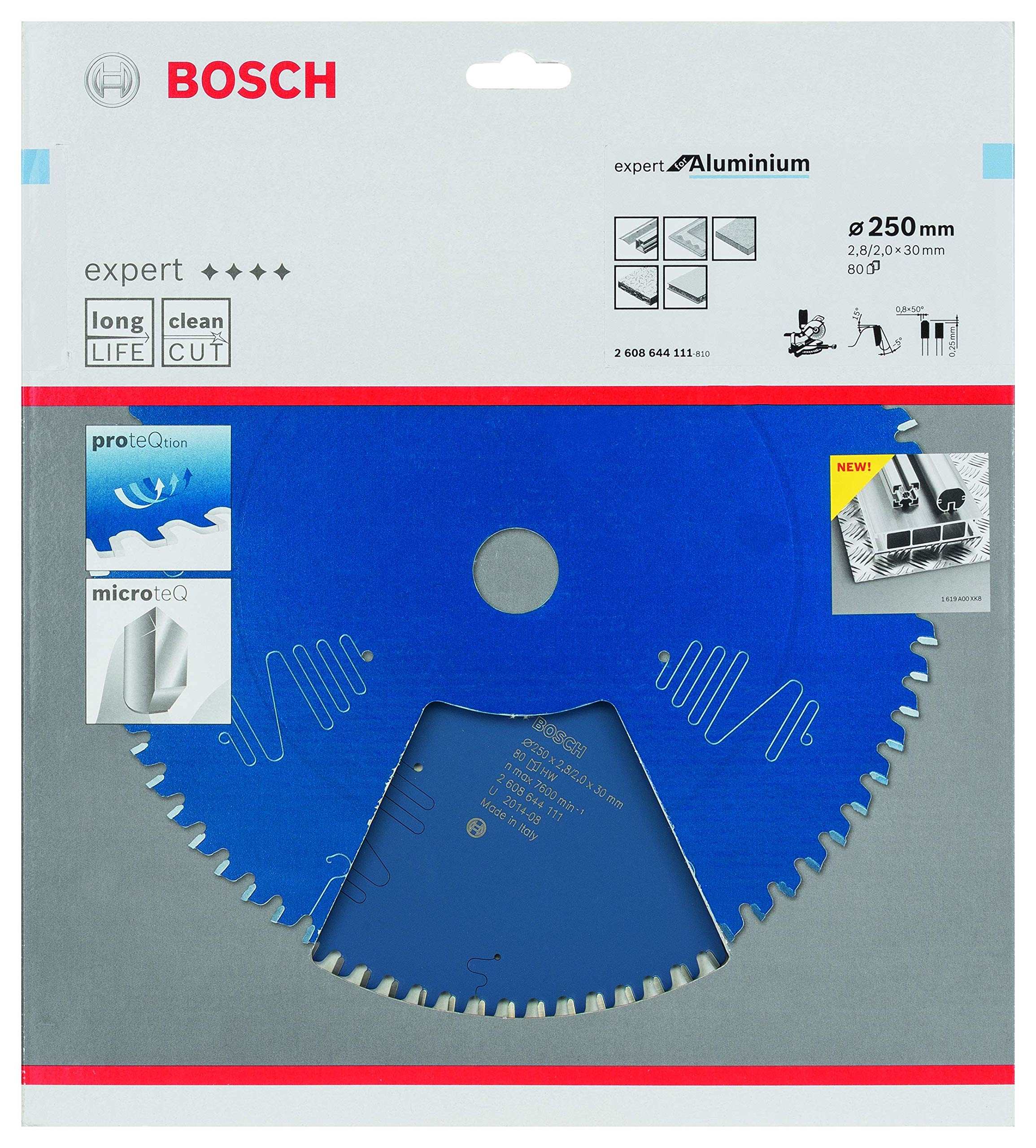 Bosch Expert Circular Saw Blade for Aluminium 250 x 30 x 2,8 mm, 80 2608644111 Power Tool Services