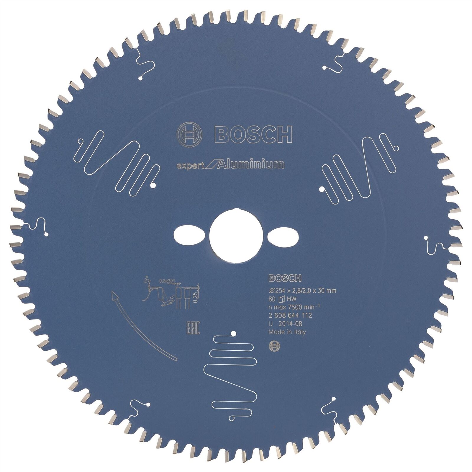 Bosch Expert Circular Saw Blade for Aluminium 254 x 30 x 2,8 mm, 80 2608644112 Power Tool Services