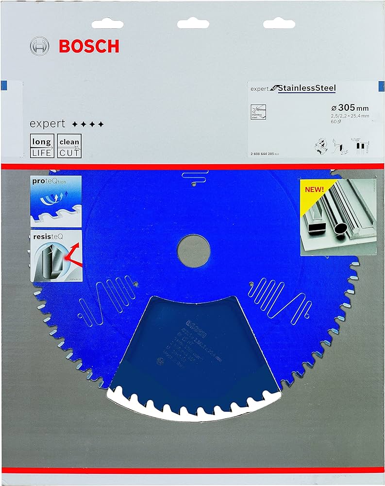 Bosch Expert Circular Saw Blade for Stainless Steel 305 x 25,4 x 2,5 mm, 60 2608644285 Power Tool Services