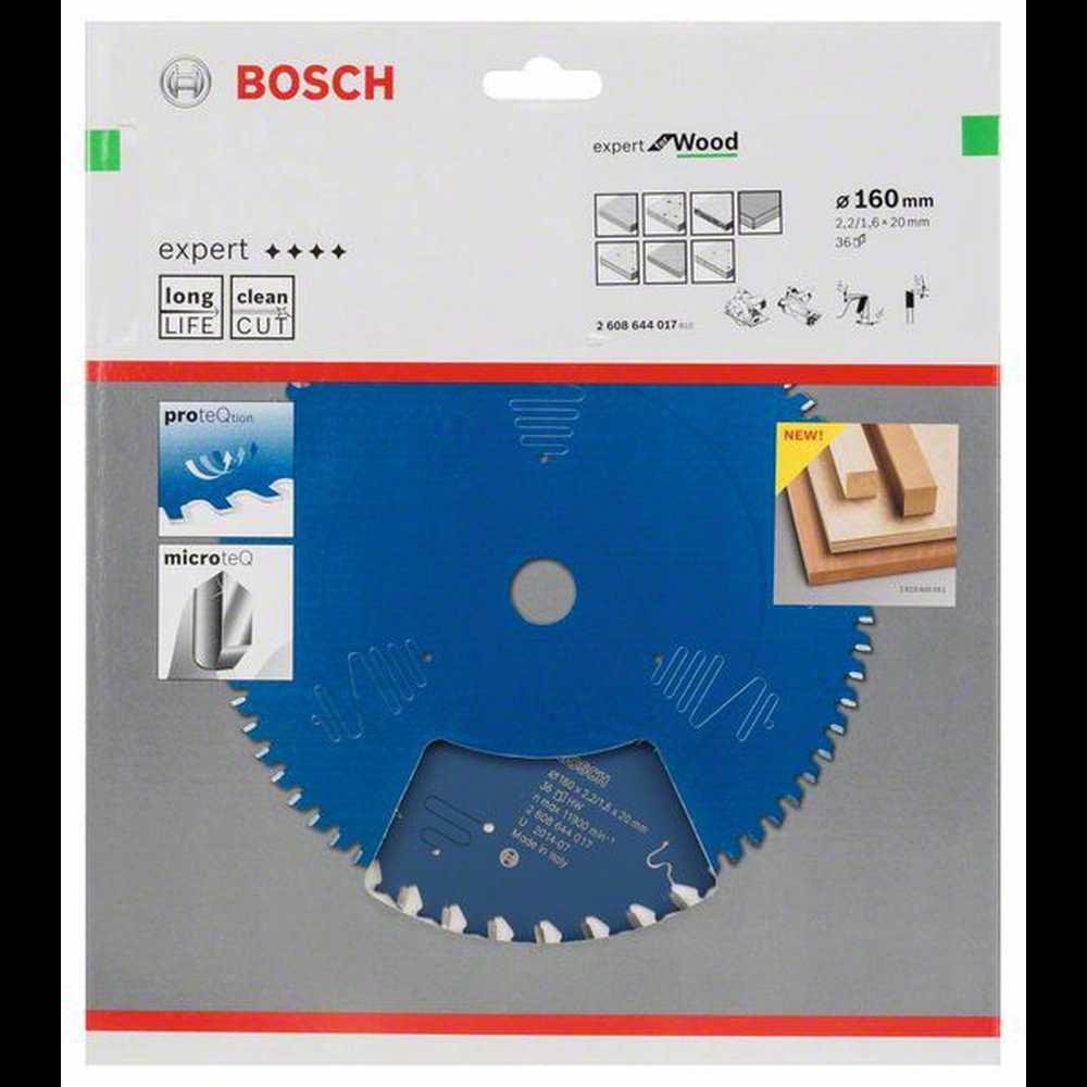 Bosch Expert Circular Saw Blade for Wood 160 x 20 x 2,2 mm, 36 2608644017 Power Tool Services