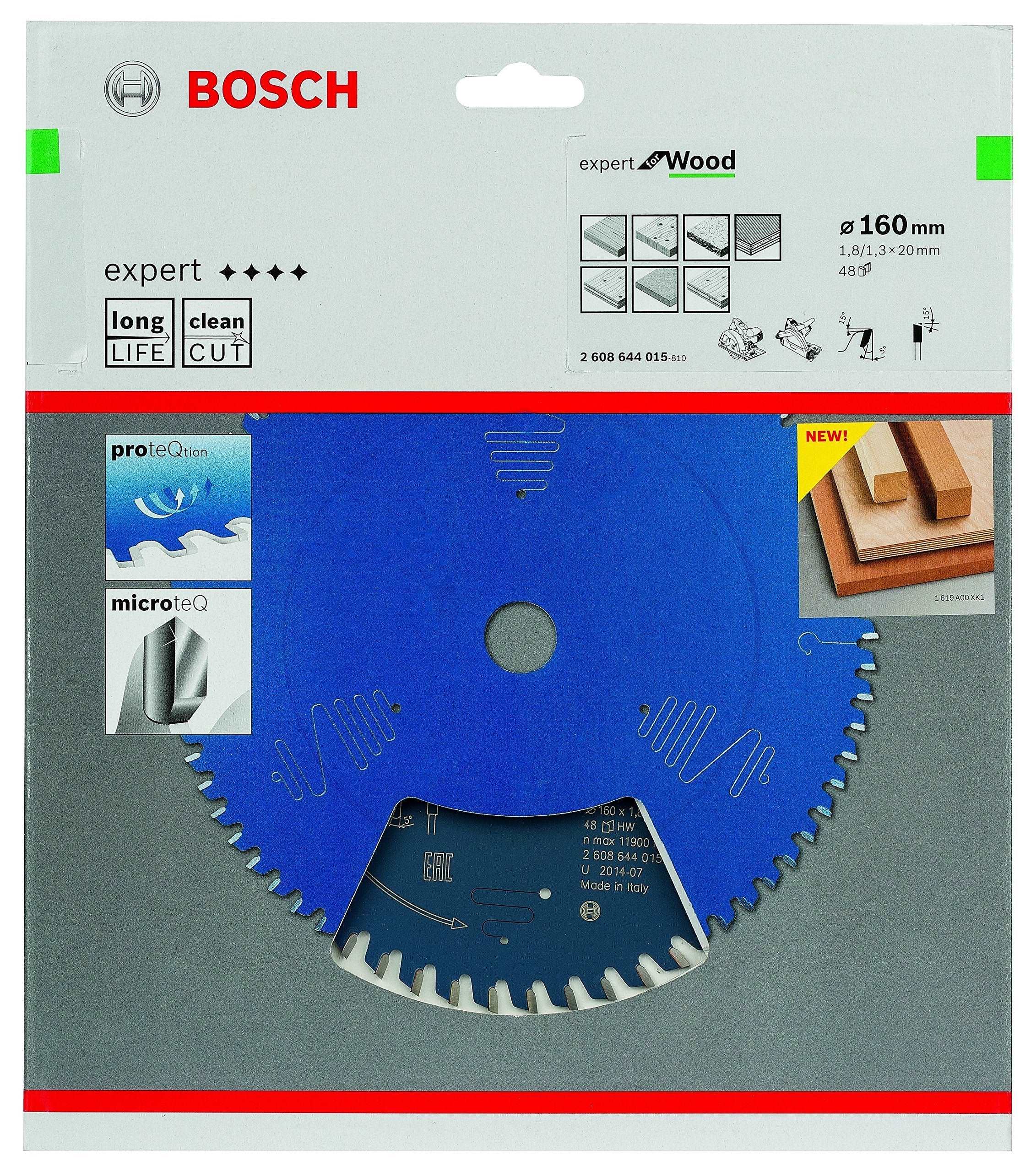 Bosch Expert Circular Saw Blade for Wood 160 x 20 x 2,2 mm, 48 2608644018 Power Tool Services