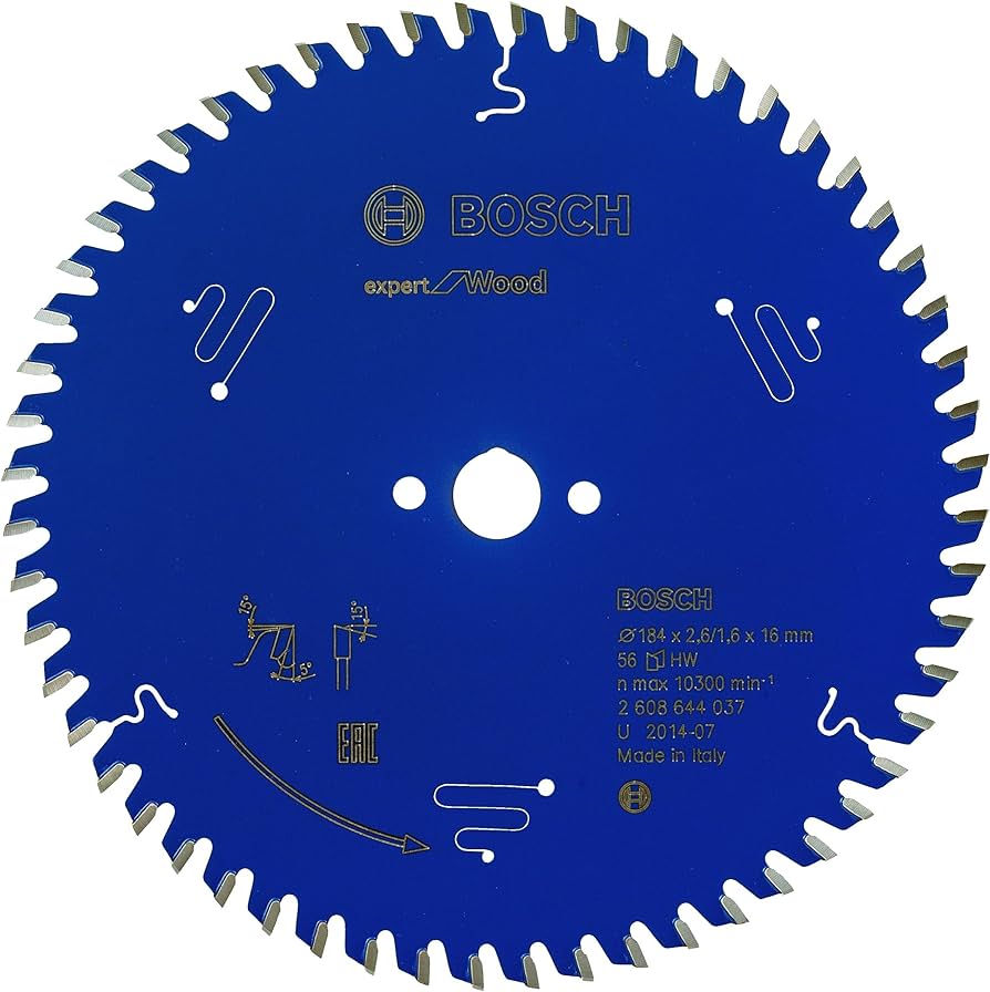 Bosch Expert Circular Saw Blade for Wood 184 x 16 x 2,6 mm, 56 2608644037 Power Tool Services