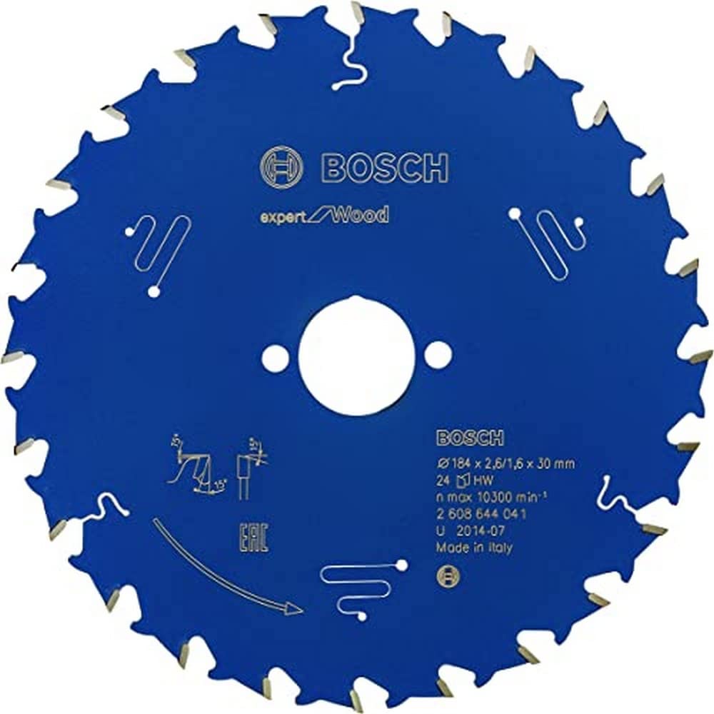 Bosch Expert Circular Saw Blade for Wood 184 x 30 x 2,6 mm, 24 2608644041 Power Tool Services