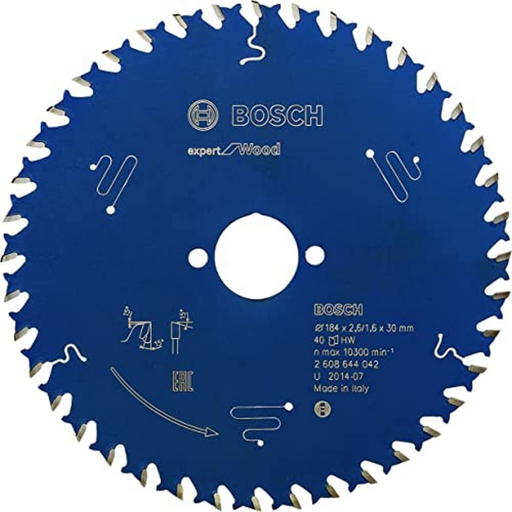 Bosch Expert Circular Saw Blade for Wood 184 x 30 x 2,6 mm, 40 2608644042 Power Tool Services