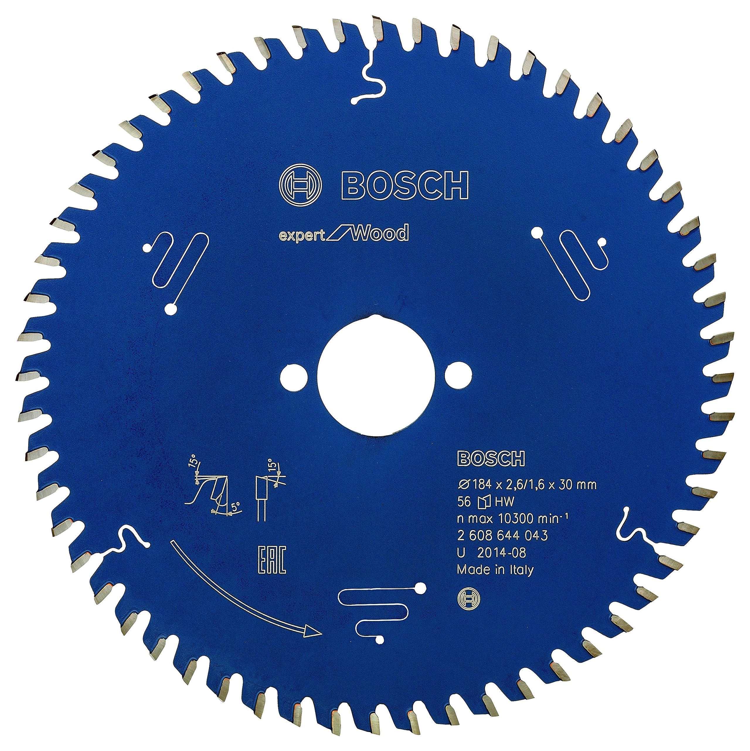 Bosch Expert Circular Saw Blade for Wood 184 x 30 x 2,6 mm, 56 2608644043 Power Tool Services