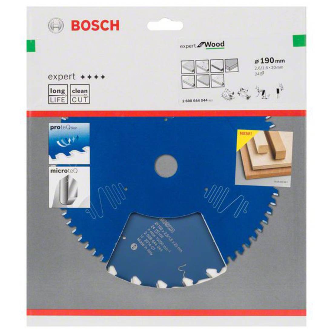 Bosch Expert Circular Saw Blade for Wood 190 x 20 x 2,6 mm, 24 2608644044 Power Tool Services
