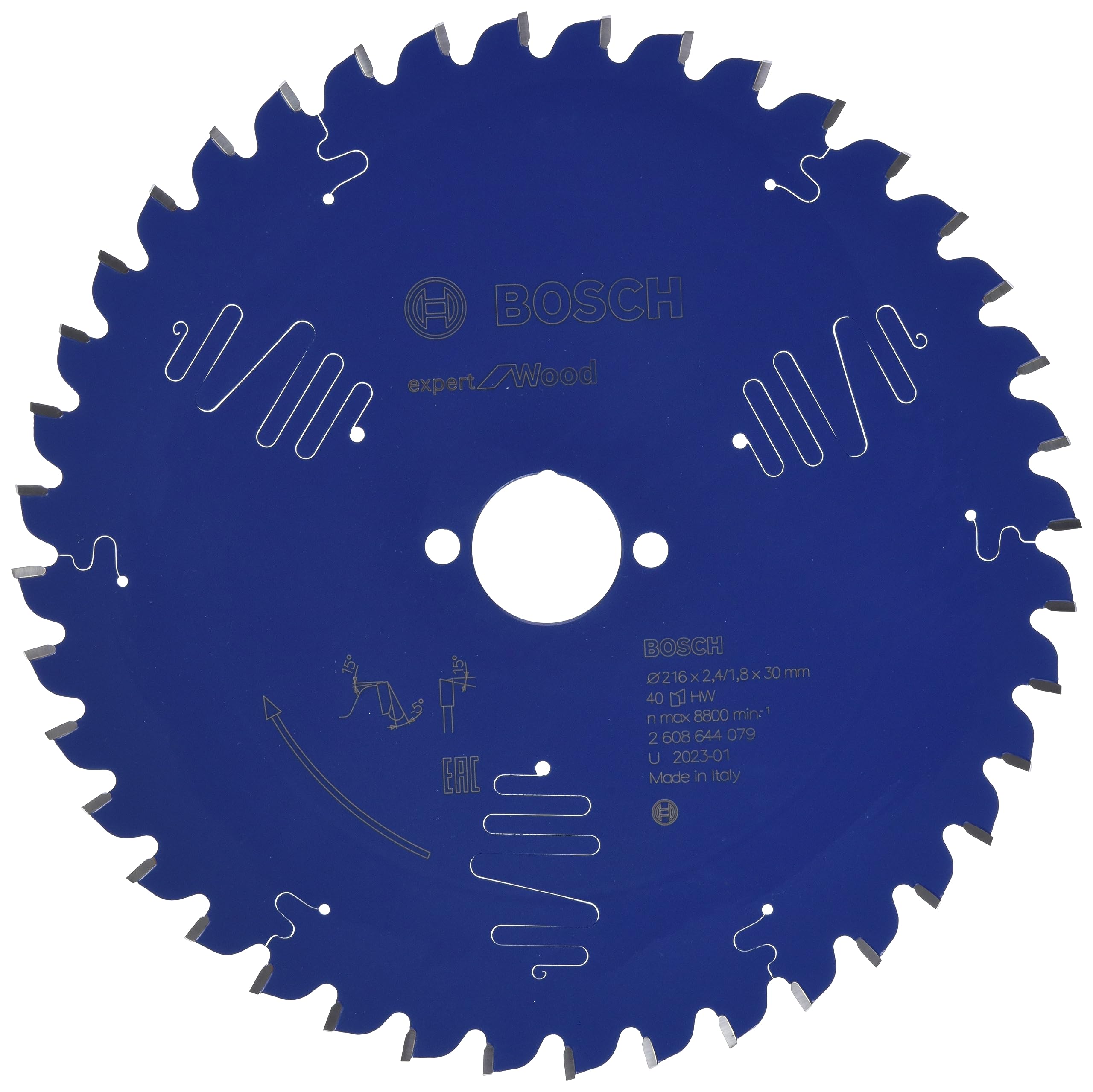 Bosch Expert Circular Saw Blade for Wood 216 x 30 x 2,4 mm, 40 2608644079 Power Tool Services