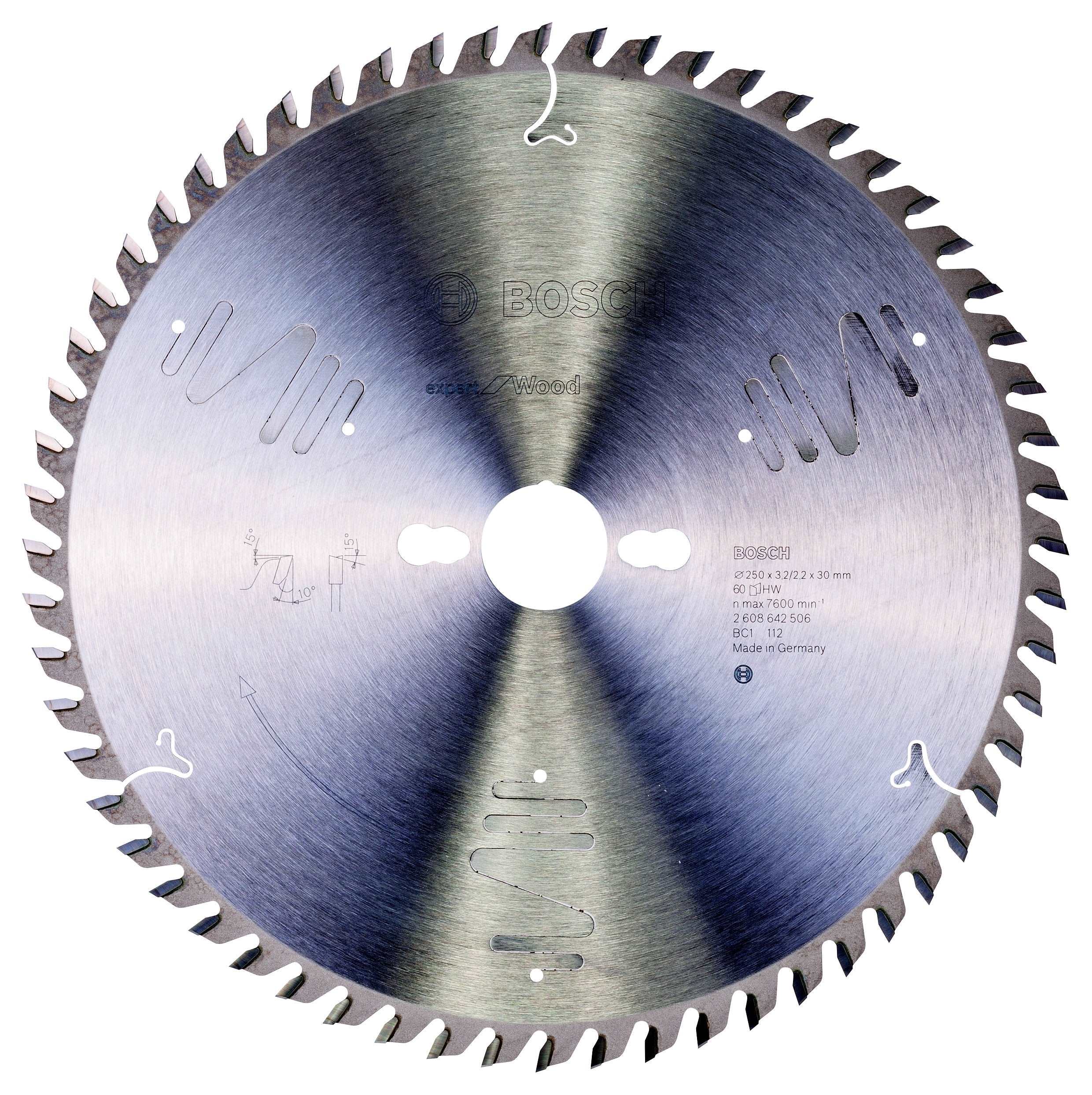 Bosch Expert Circular Saw Blade for Wood 250 x 30 x 3,2 mm, 60 2608642506 Power Tool Services