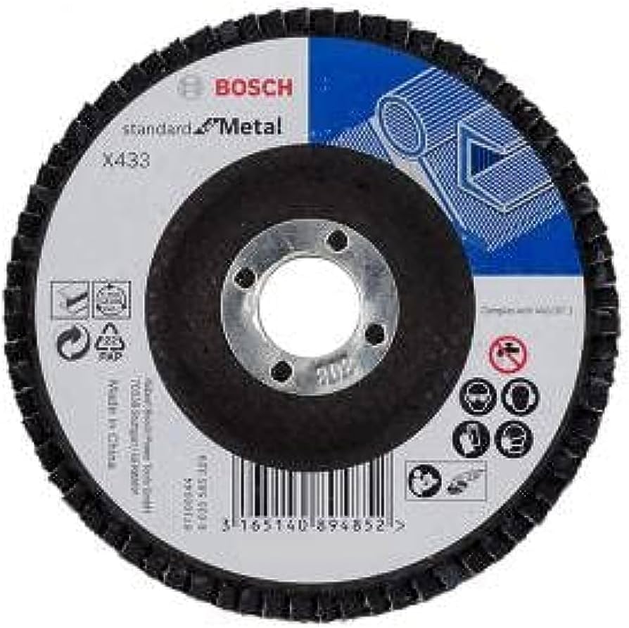 Bosch Flap Disc l 115 mm, 22,23 mm, straight ( Select Grit ) Power Tool Services