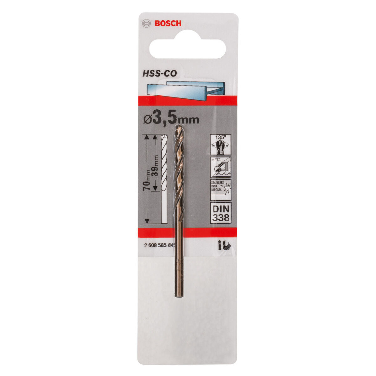 Bosch HSS Twist Drill Bit Cobalt 338 Drill Bits Select Size 1.0mm