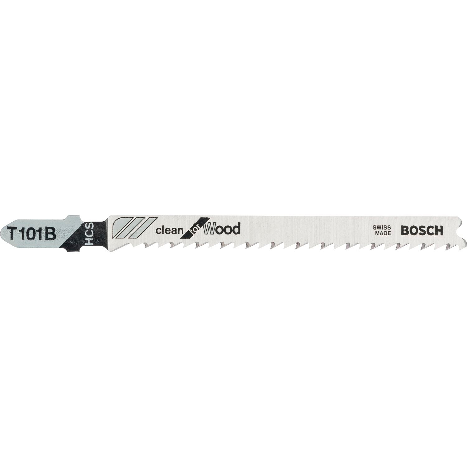 Bosch Jigsaw Blades HCS T 101 B Clean for Wood, 100 Pack 2608637876 Power Tool Services