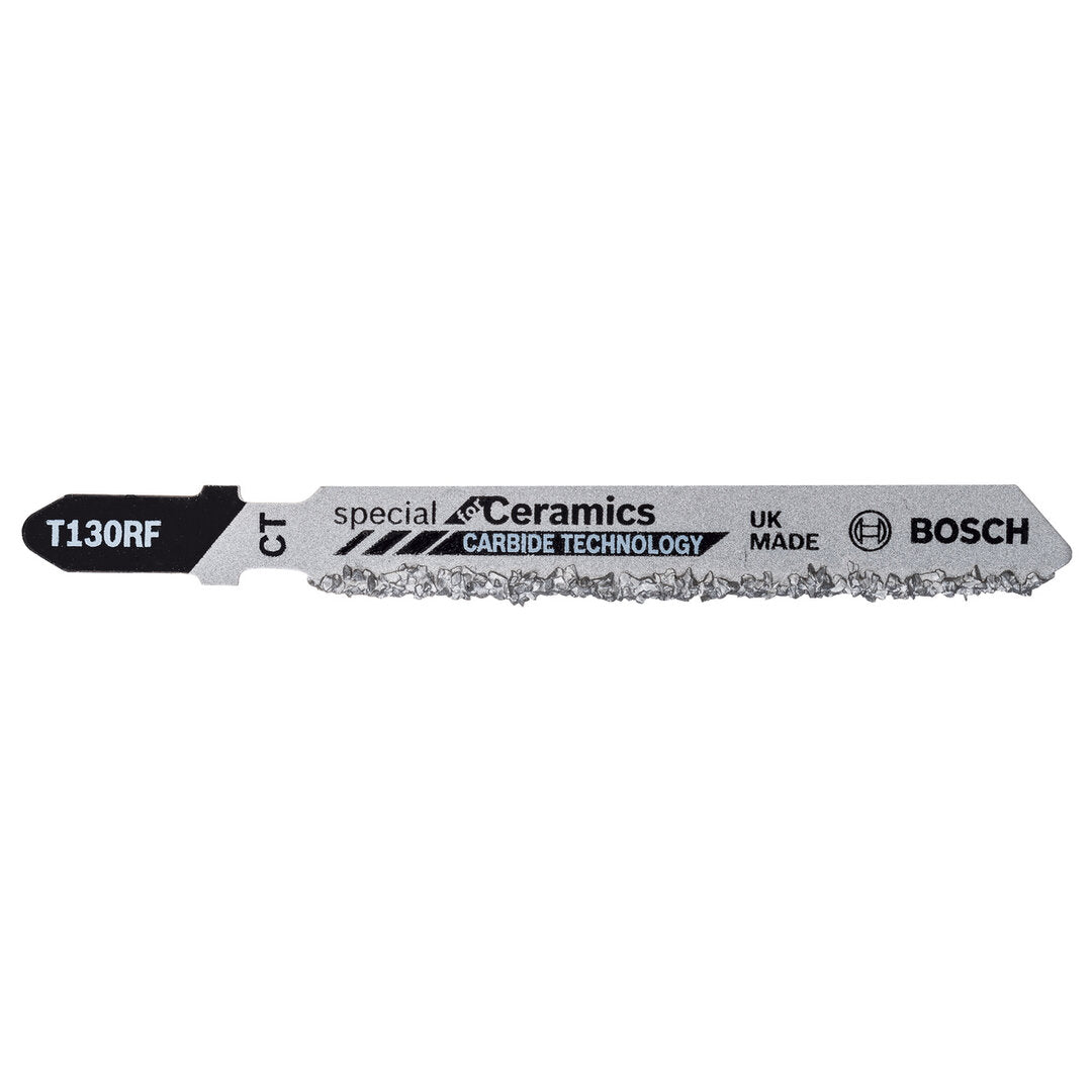 Bosch Jigsaw Blades HM/TC T 130 RIFF Special for Ceramics 3 Pack 2608633104 Power Tool Services
