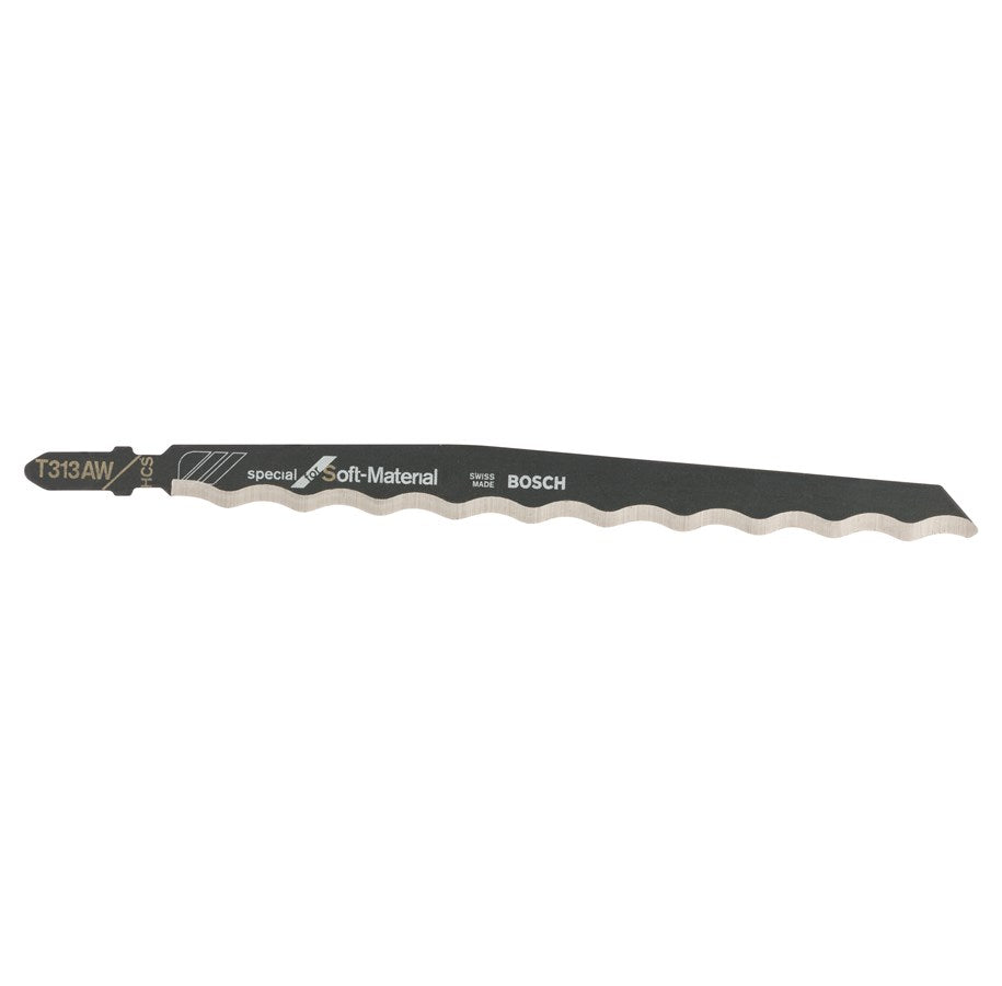 Bosch Jigsaw Blades T 313 AW Special for Soft Material 3 Pack