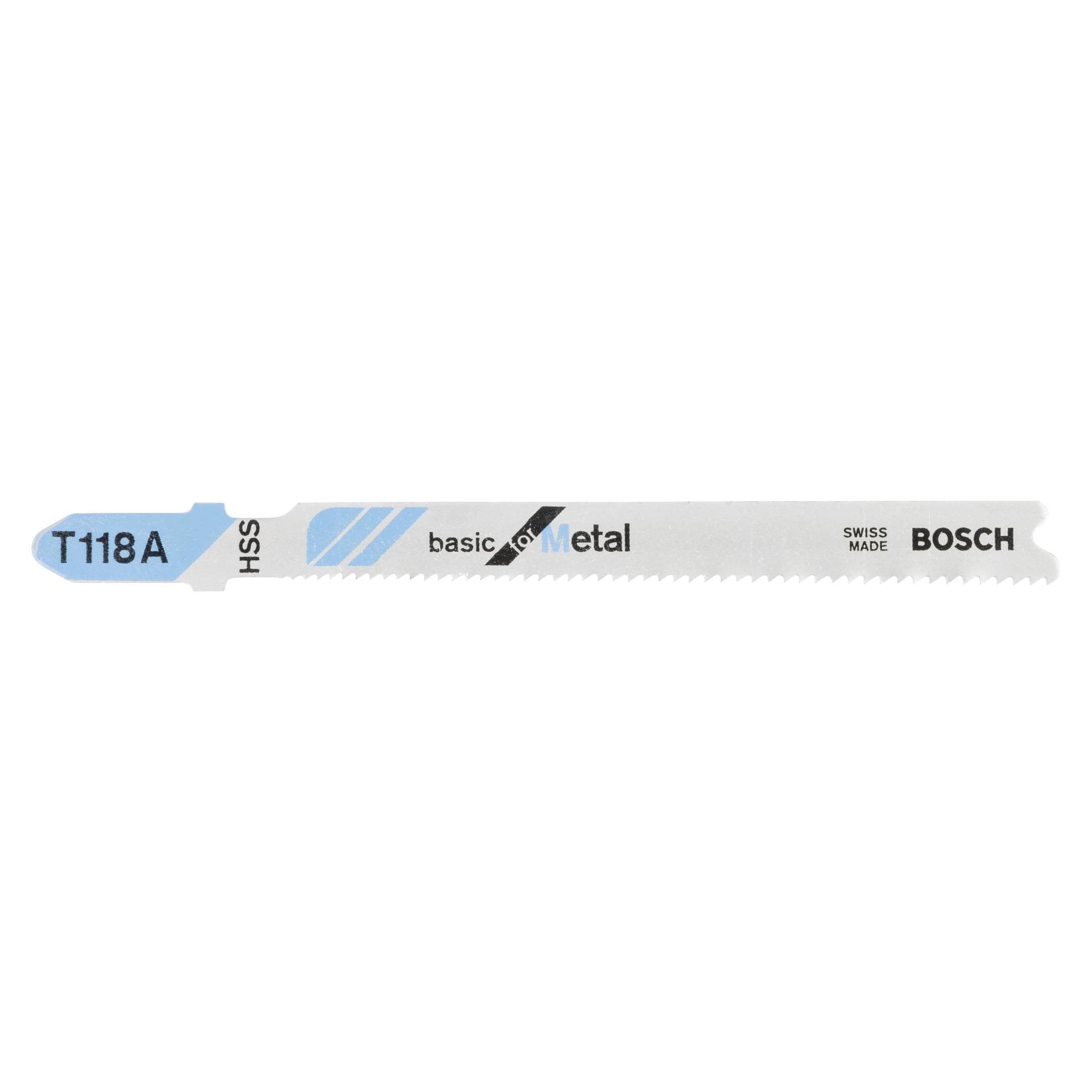 Bosch Jigsaw Blades T118A HSS 5 Pack 2608631013 Power Tool Services