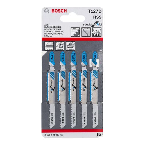 Bosch Jigsaw Blades T127D 5 Pack 2608631017 Power Tool Services