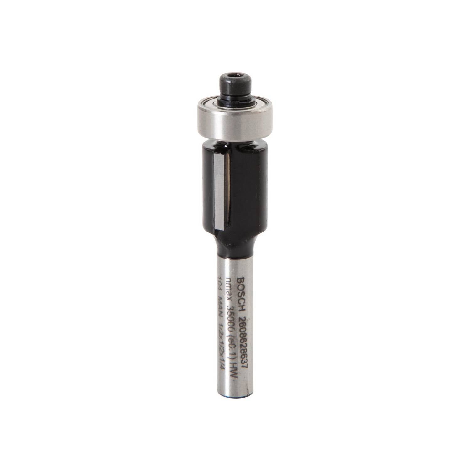 Bosch Laminate trim bit, 1/4", D1 12.7 mm, L 12.7 mm, G 56 mm 2608628637 Power Tool Services