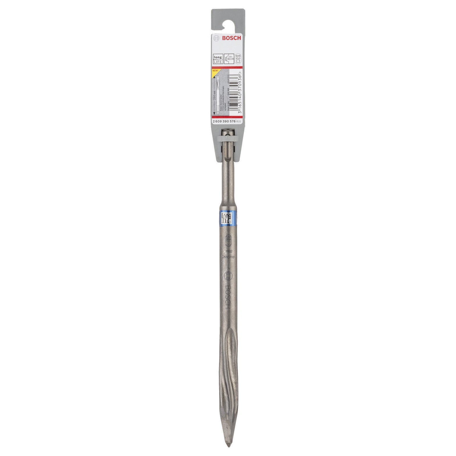 Bosch Long-life SDS-plus Pointed chisel 250 mm 2609390576 Power Tool Services
