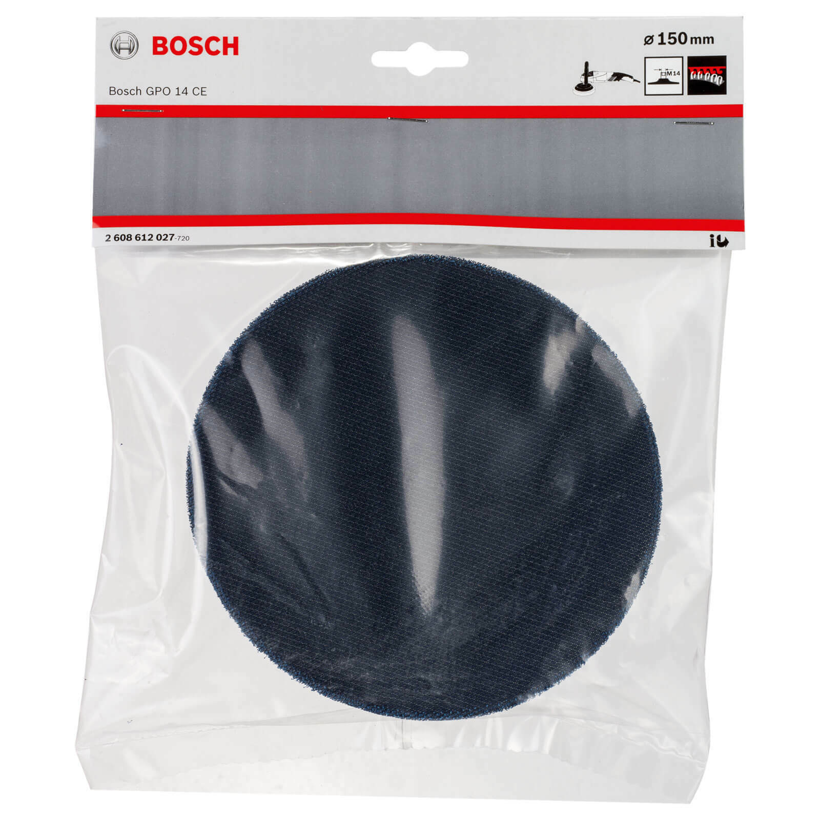 Bosch M14 backing pad 150 mm 2608612027 Power Tool Services