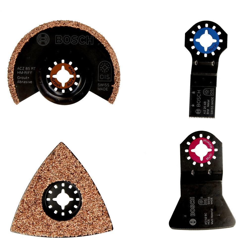Bosch Multi Tool Blades 4-piece tile set 2608661695