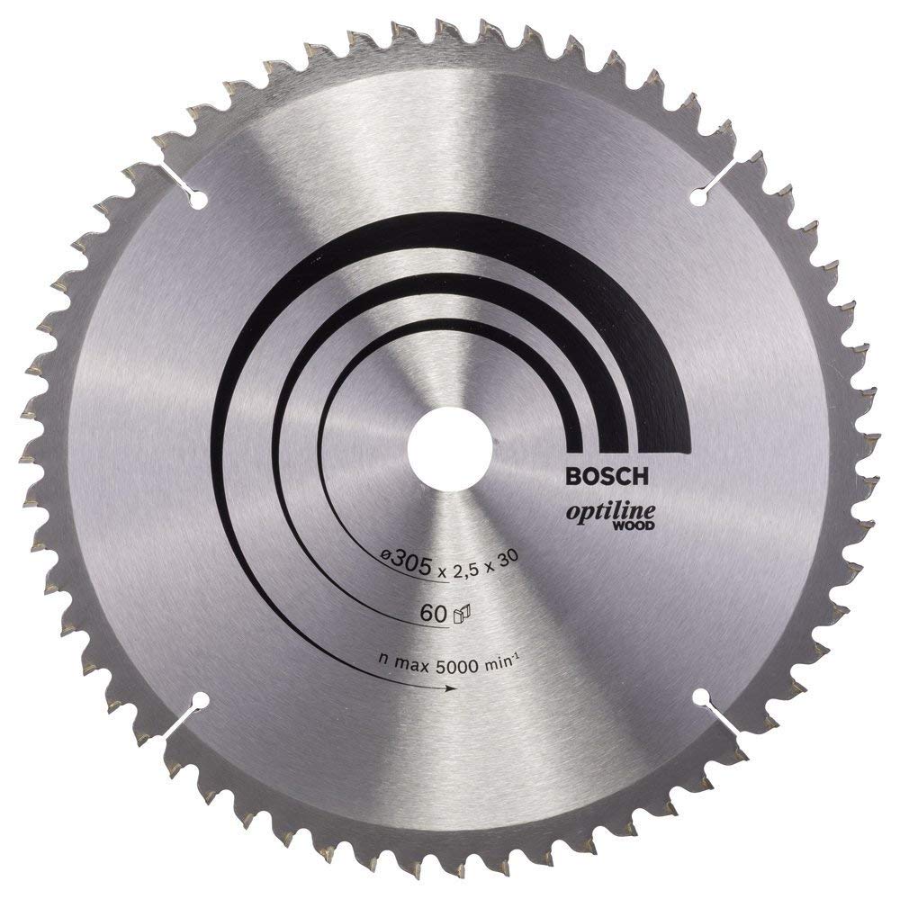 Bosch Optiline Circular Saw Blade for Wood 305 x 30 x 2,5 mm, 60 2608640441 Power Tool Services