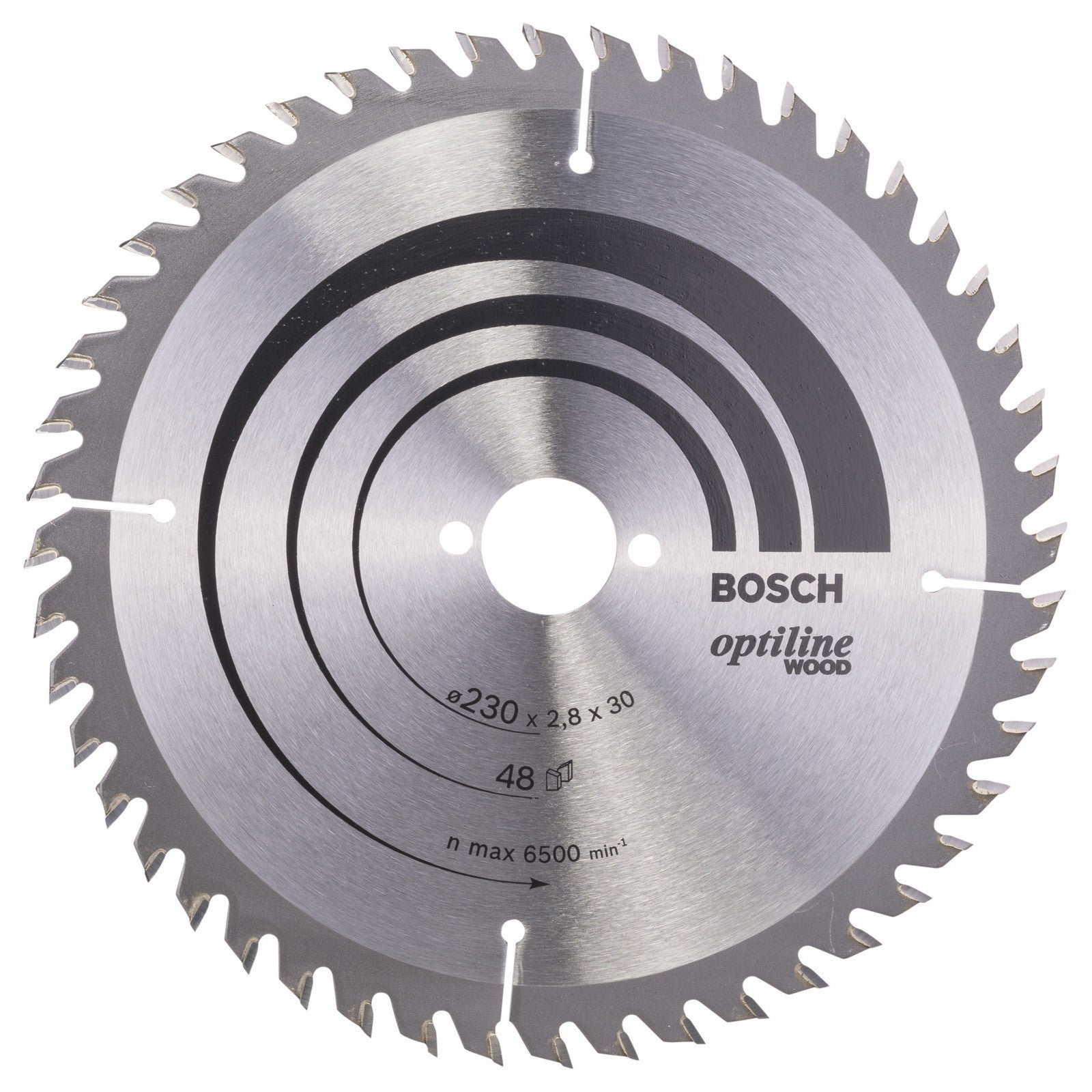 Bosch Optiline Circuular Saw Blade for Wood 230 x 30 x 2,8 mm, 48 2608640629 Power Tool Services