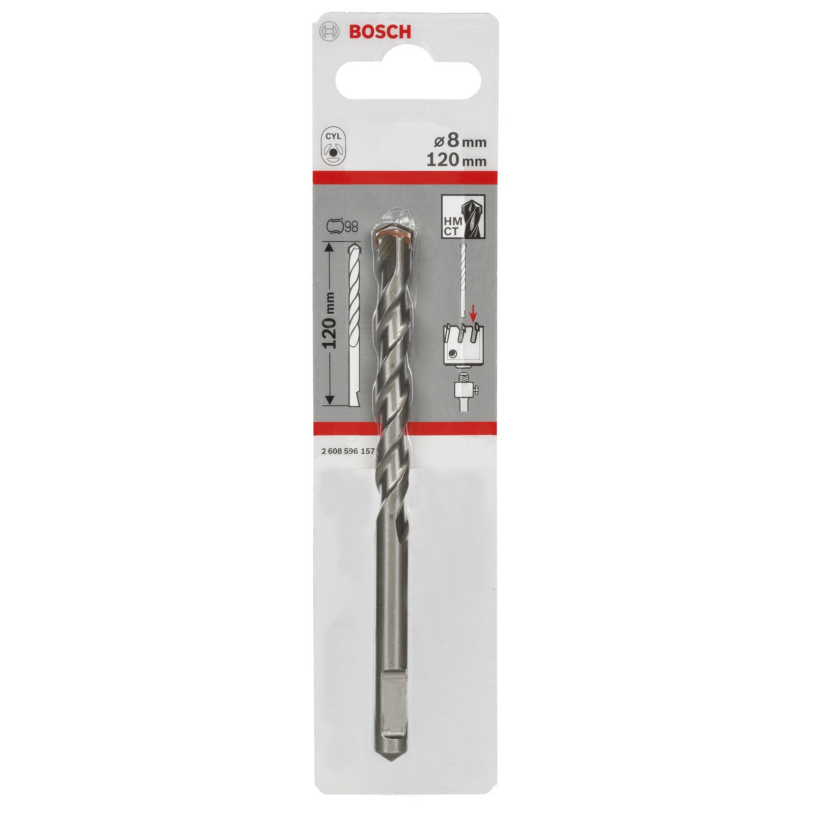 Bosch Pilot Drill bit for core cutters, 8 x 120 2608596157 Power Tool Services