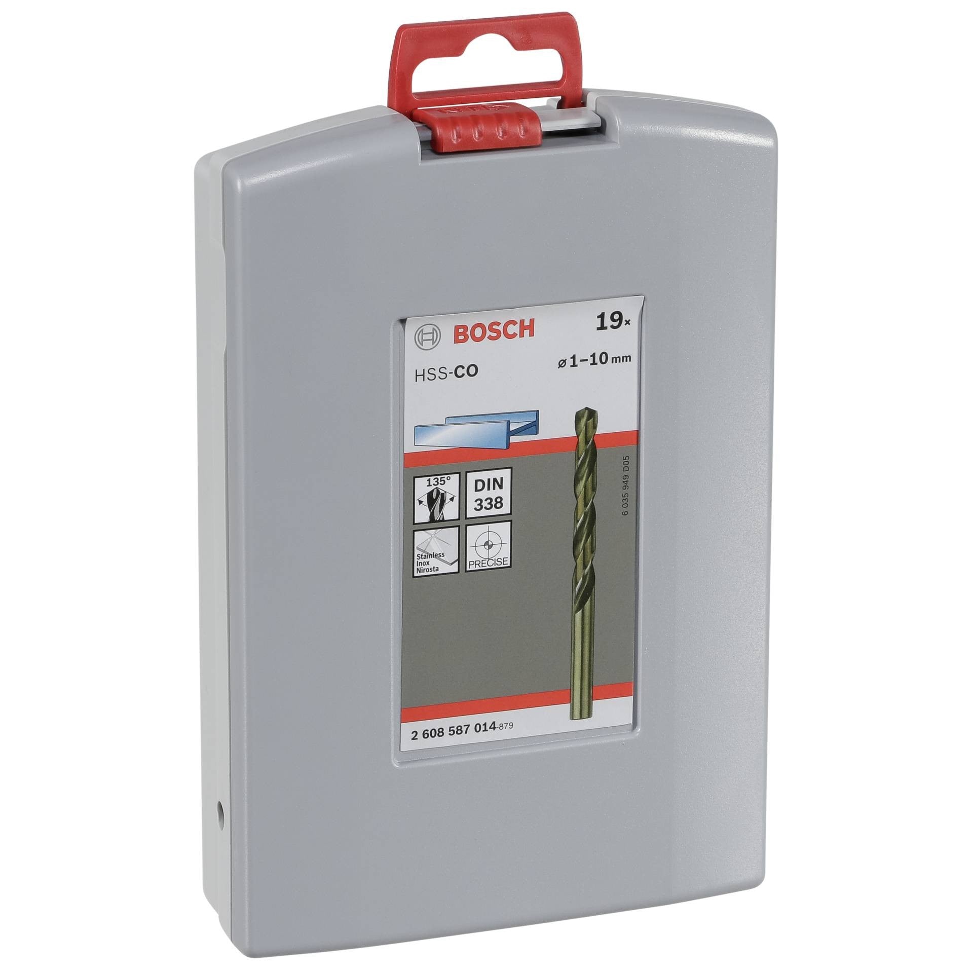 Bosch ProBox set HSS-Co, DIN 338, 1-10 mm, 19 pc 2608587014 Power Tool Services