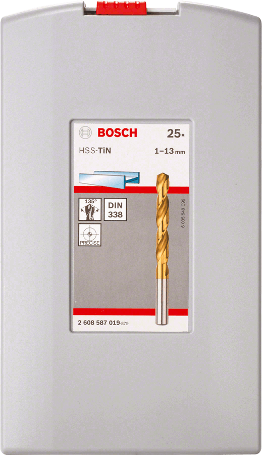 Bosch Professional 25-Piece HSS Titanium Coated Drill Bit Set Power Tool Services