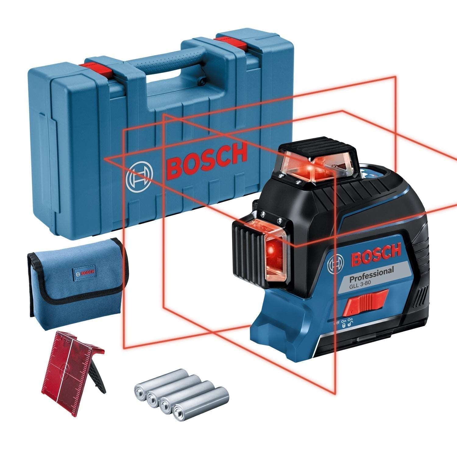 Bosch Professional 360° Line Laser Level GLL 3-80 0601063S00
