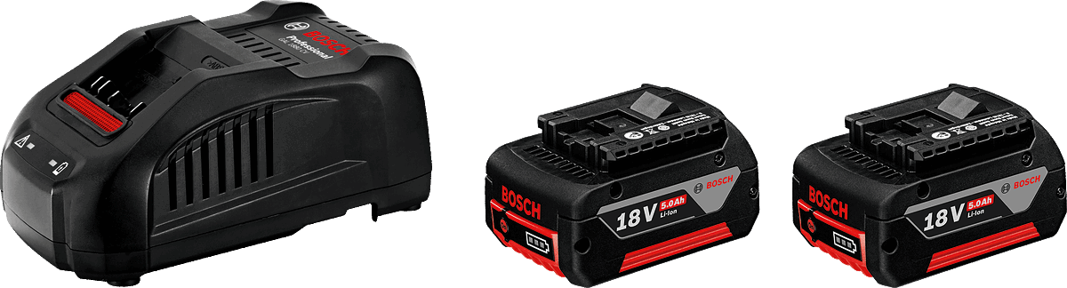Bosch Professional 5.0ah Battery Starter Kit 1600A00B8J Power Tool Services
