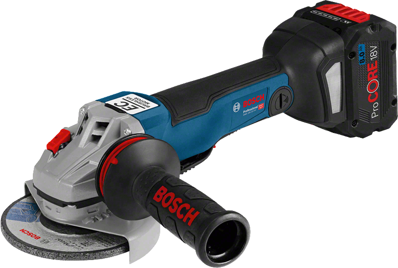 Bosch Professional Cordless Brushless Angle Grinder GWS 18V-10 PC Power Tool Services