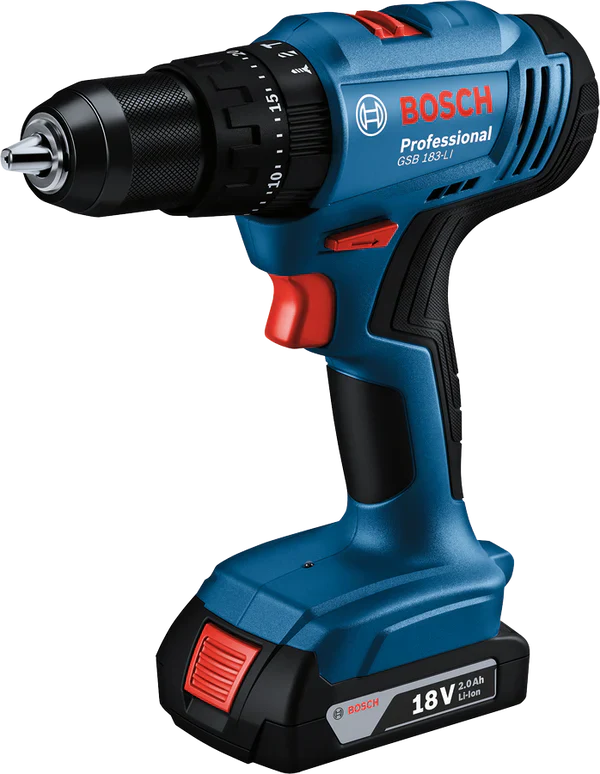 Bosch GSB 183-LI Cordless Drill and GWS 18V-8 Angle Grinder Combo 2 - Power Tool Services