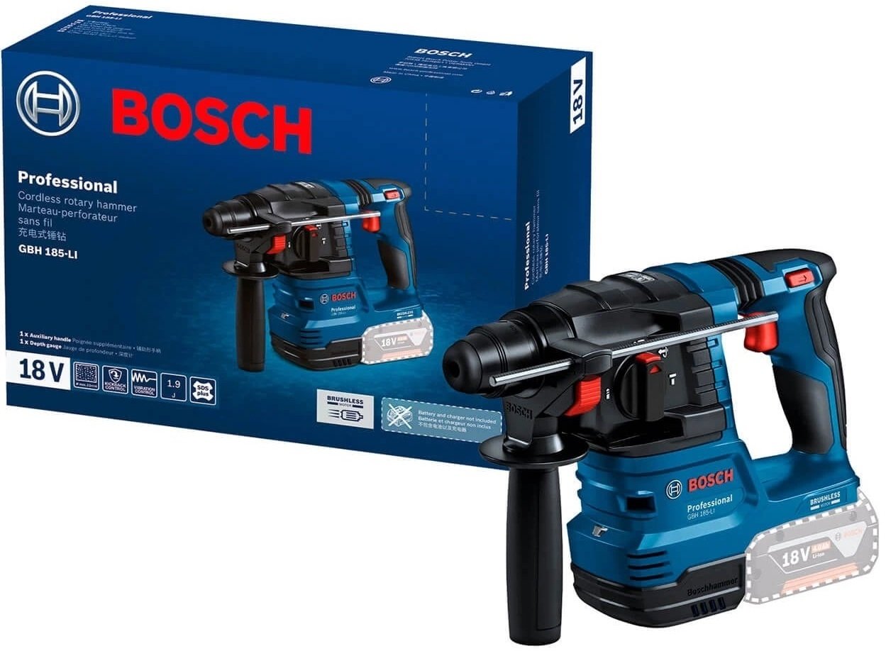 Bosch Professional Cordless Hammer Drill GBH 185-LI 0611924020 Power Tool Services